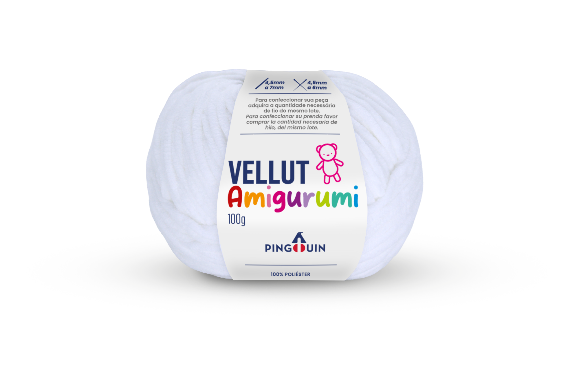 FIO VELLUT AMIGURUMI - 909 Tex - ALGODAO - 100% POLIESTER