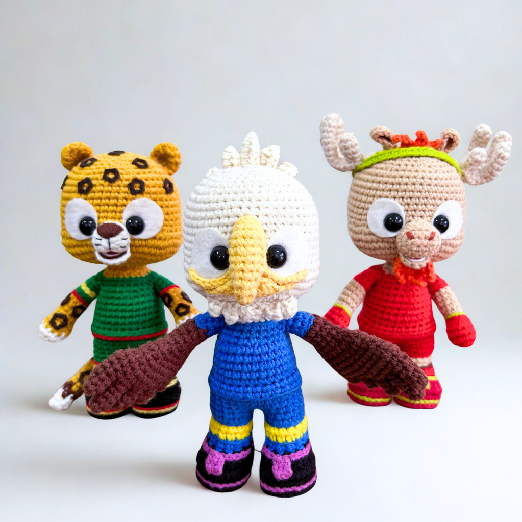Amigurumis - Mascotes da Copa