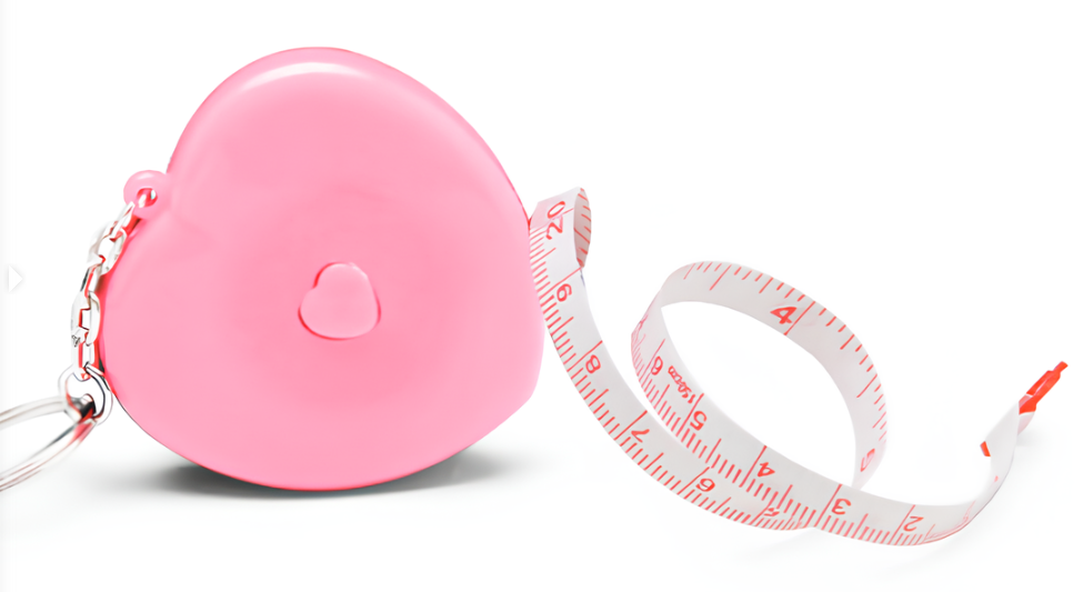 FITA MÉTRICA CORAÇÃO C/ CHAVEIRO 1,5M