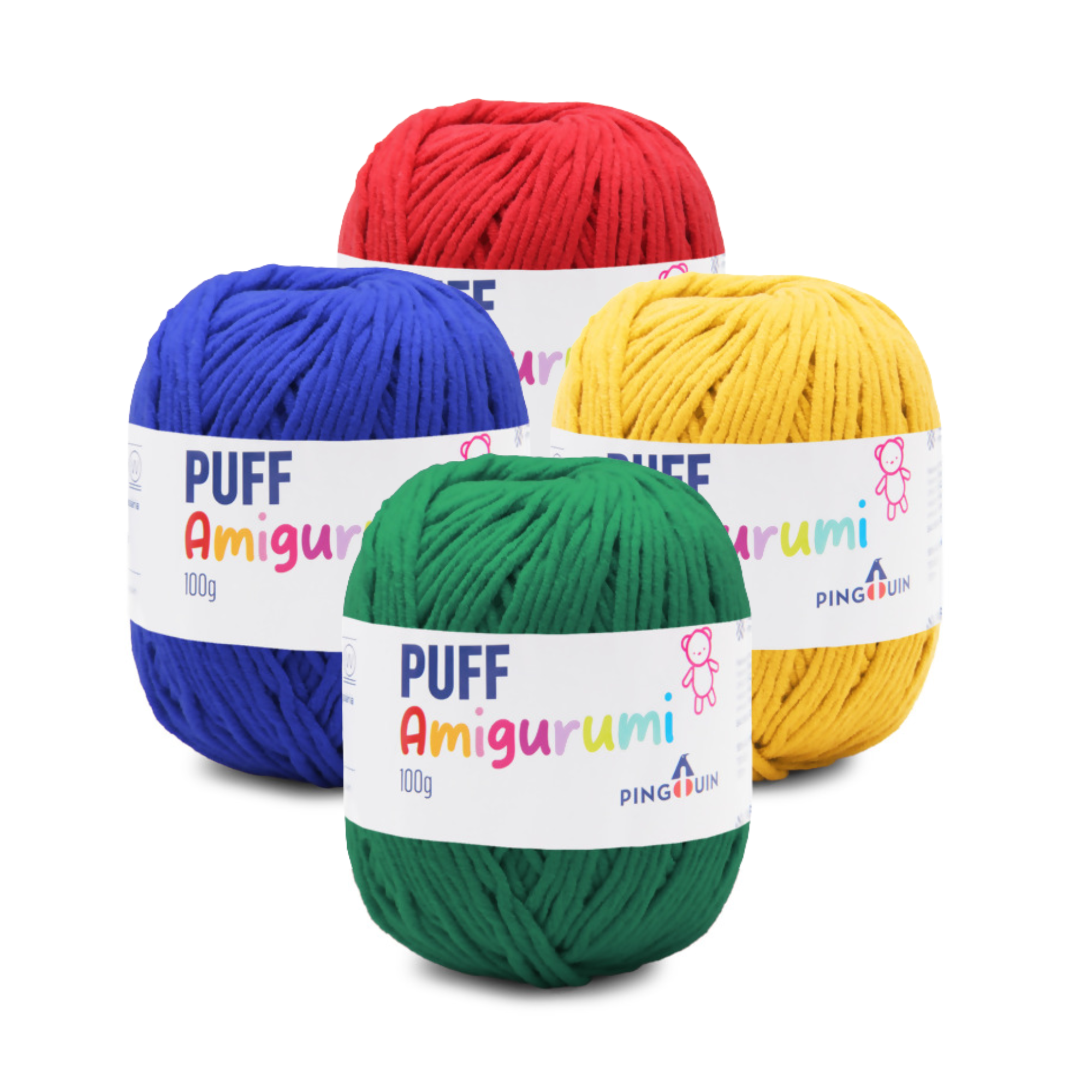 Fio Puff Amigurumi Pingouin 100g