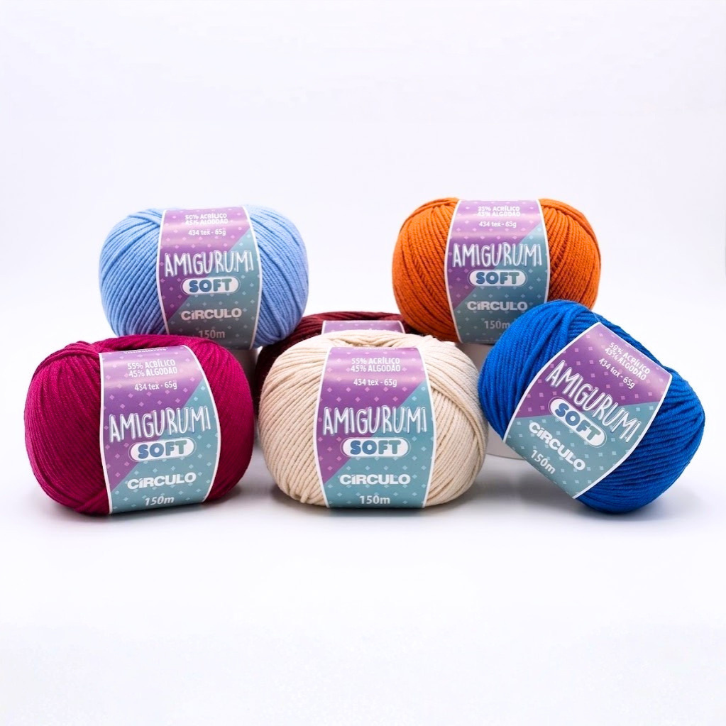 Promocional - Fio Amigurumi Soft - Pacote com 6 Unidades Sortidas